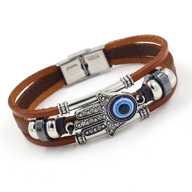 Fatima Palm Demon Eye Beaded Bracelet
