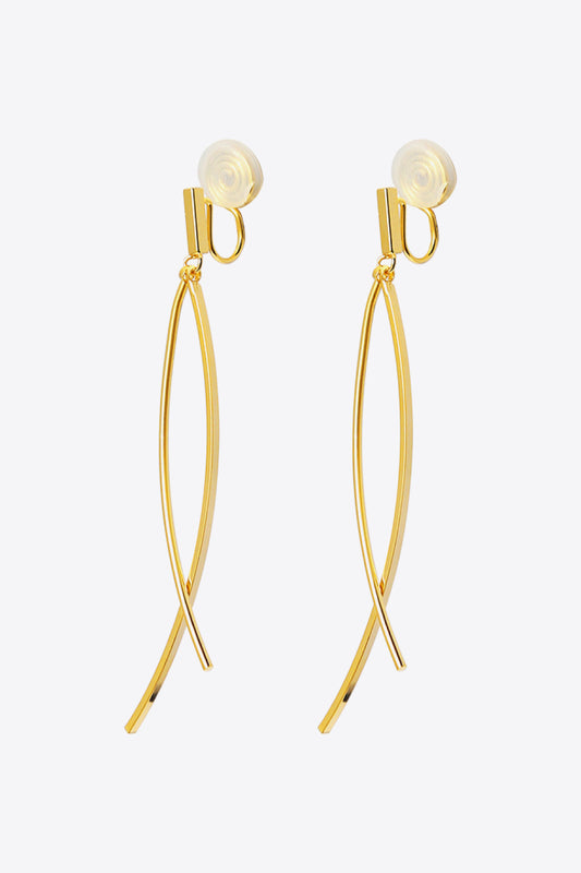 18K Gold Plated Clip-On Earrings