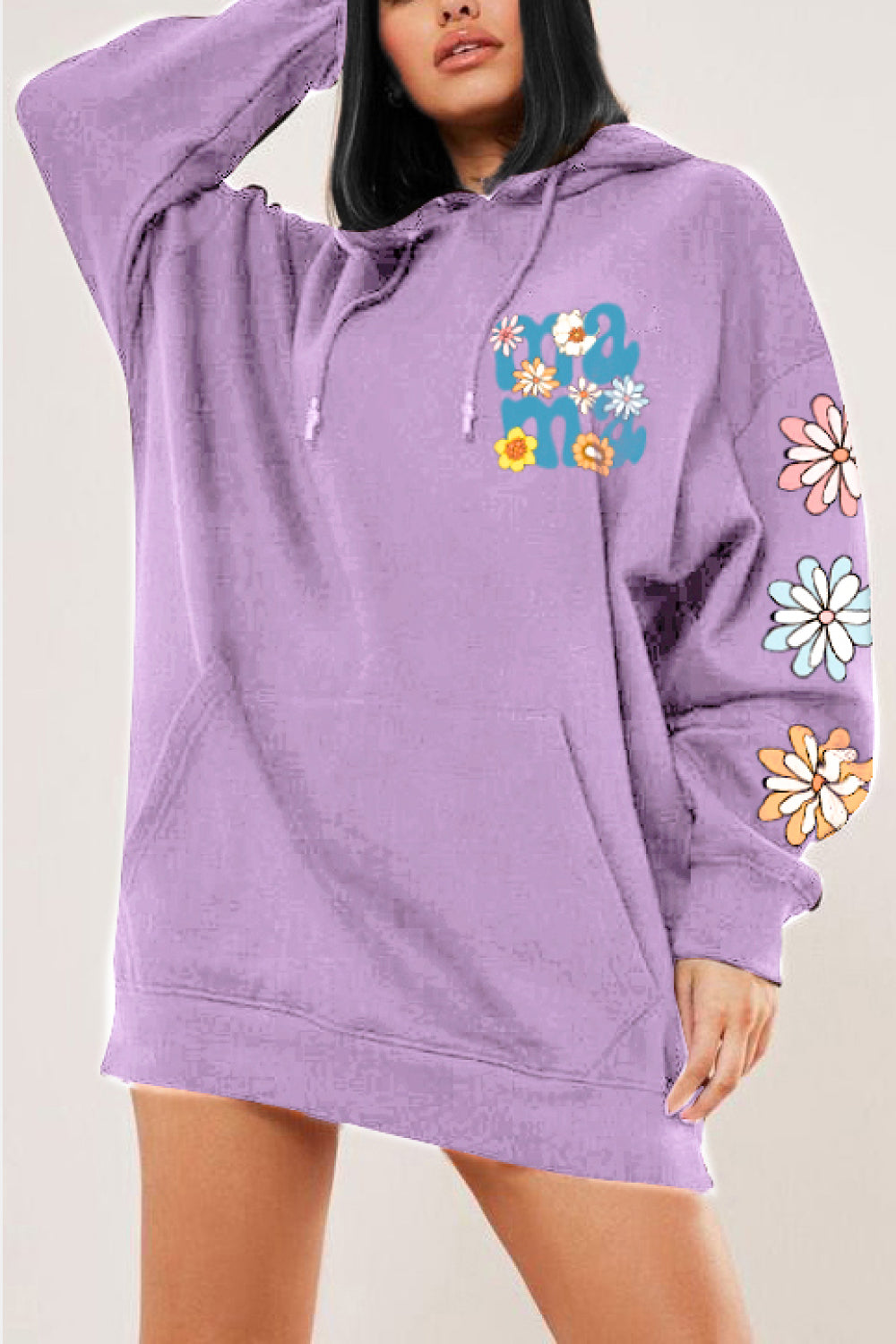 Simply Love Simply Love Full Size MAMA Graphic Dropped Shoulder Hoodie