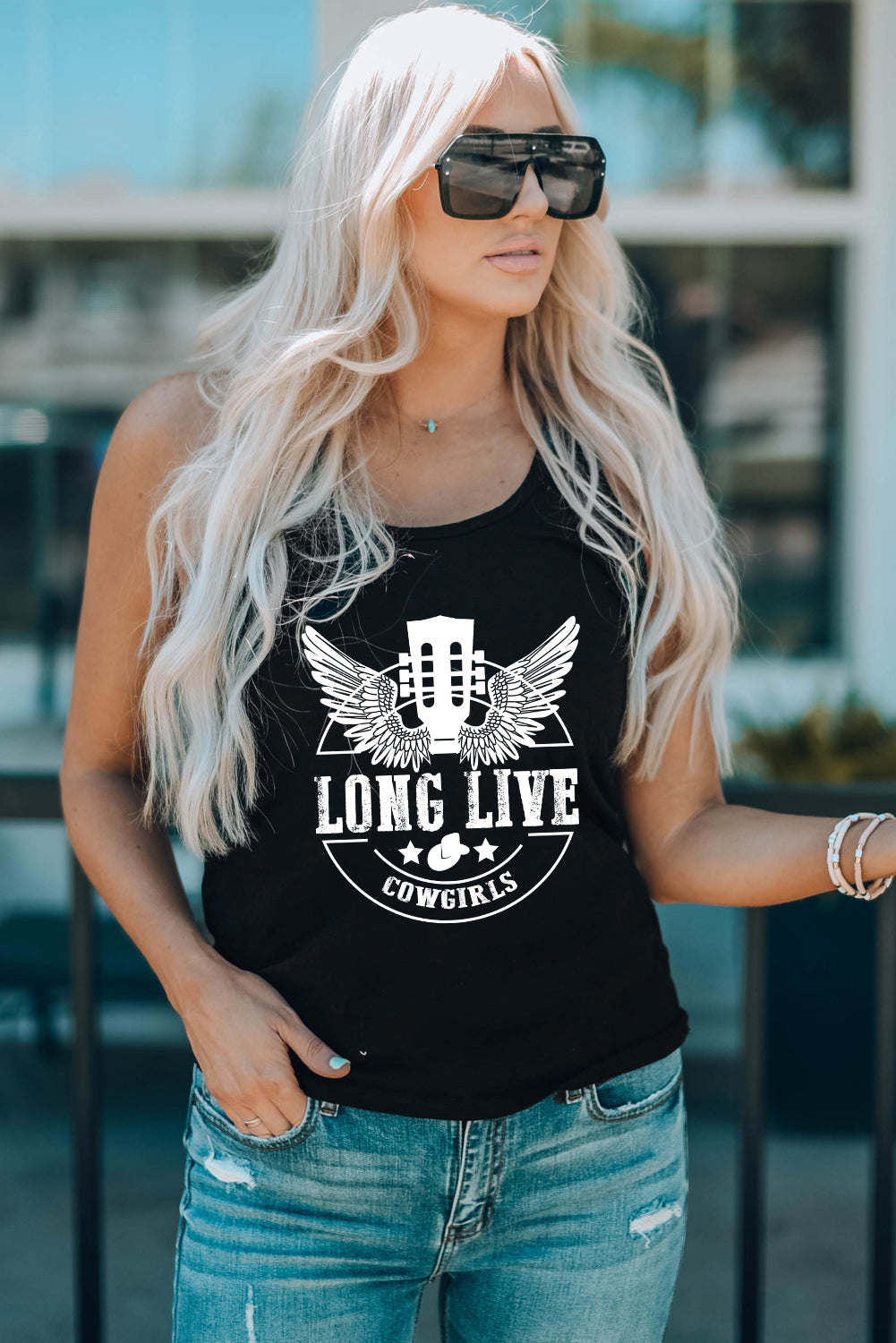 LONG LIVE COWGIRLS Graphic Tank