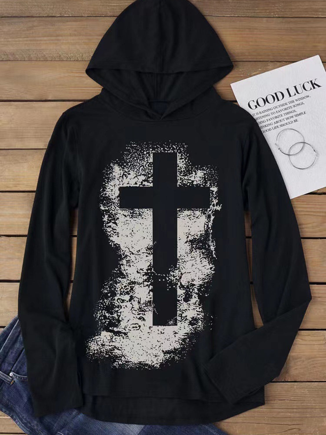 Graphic Long Sleeve Hoodie