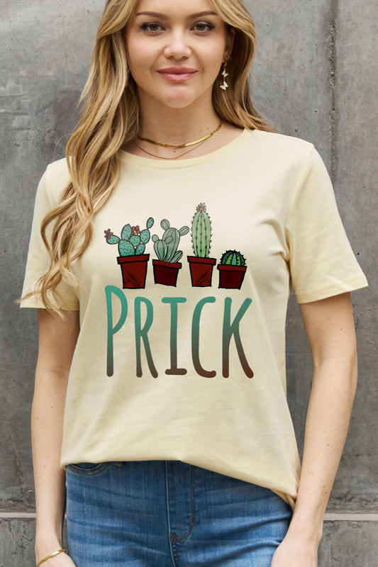 Simply Love Full Size PRICK Graphic Cotton Tee