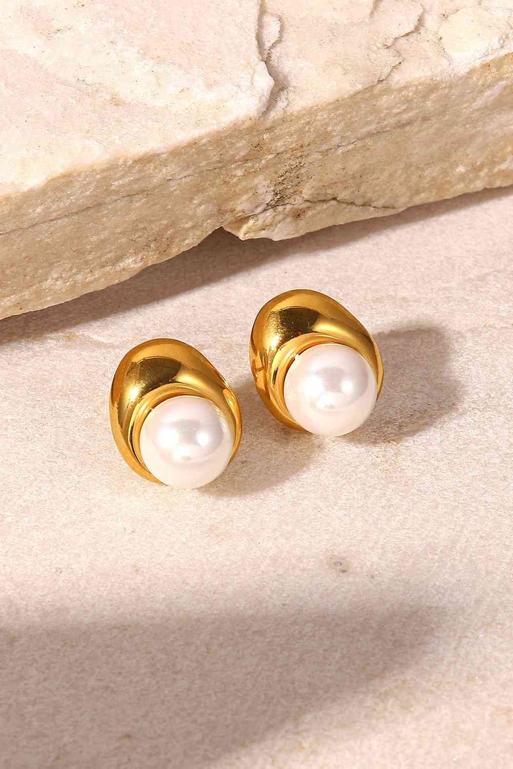 Lovelier Than Ever Pearl Stud Earrings