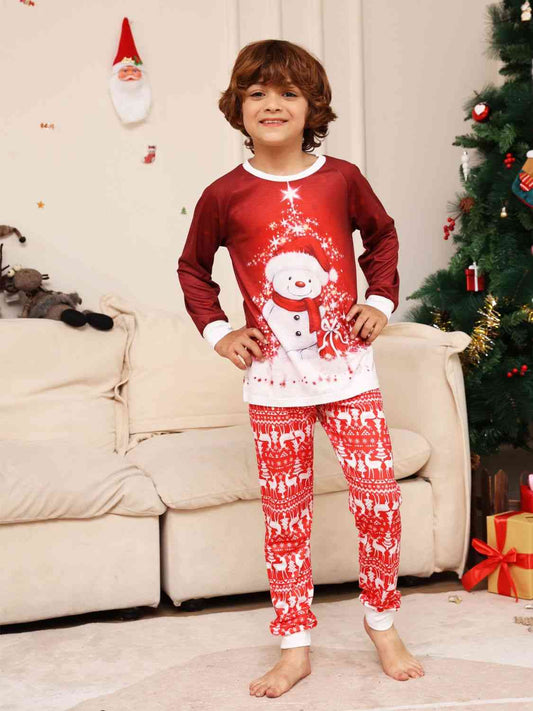 Snowman Top and Pants Set