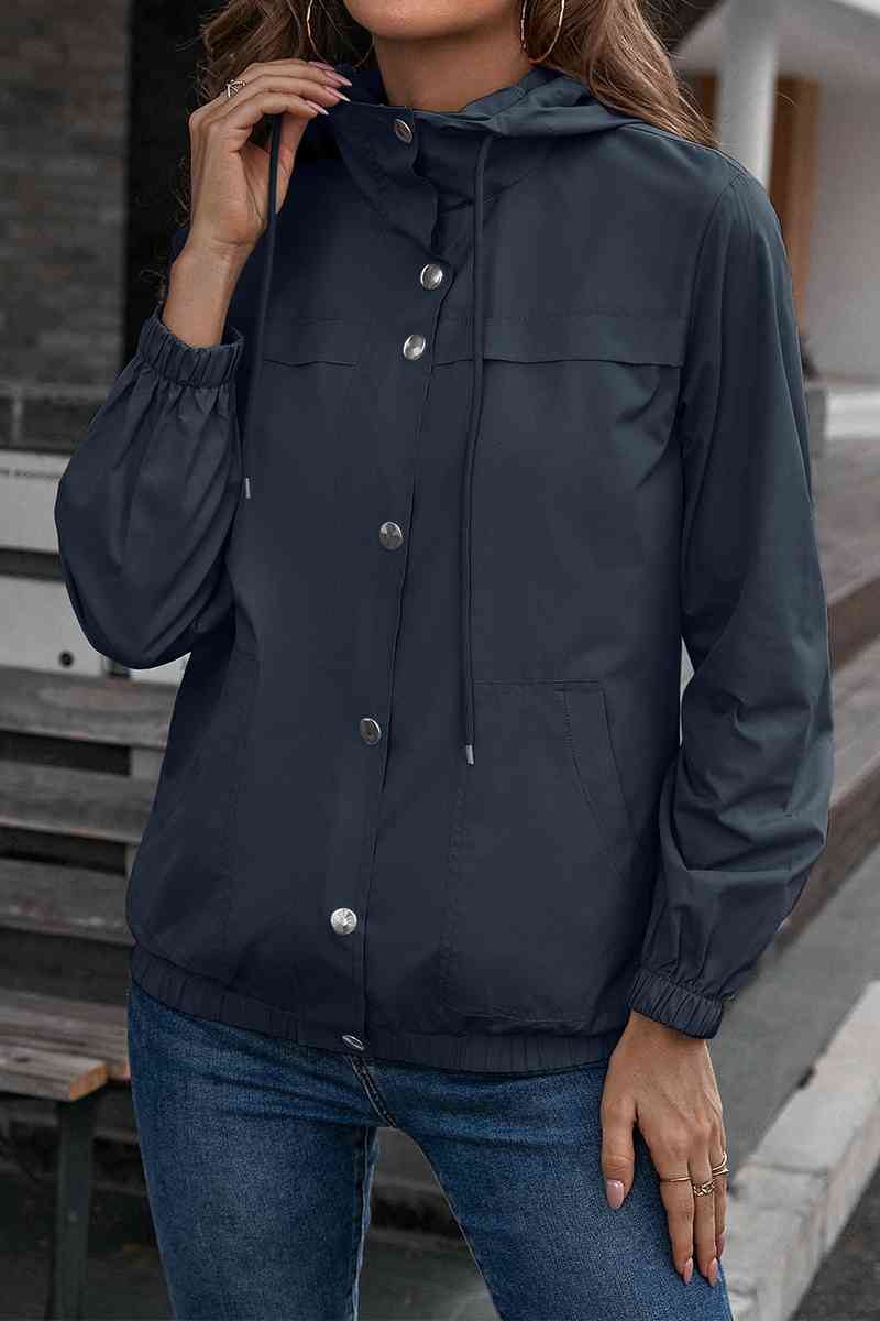 Button-Down Long Sleeve Sports Jacket