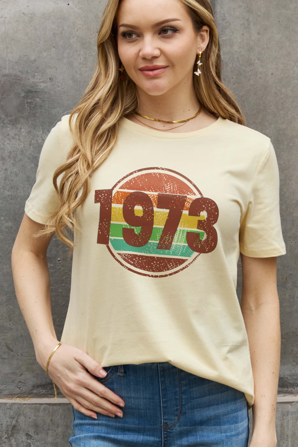 Simply Love Full Size 1973 Graphic Cotton Tee