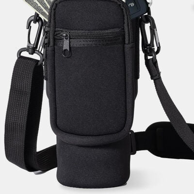 40 Oz Insulated Tumbler Cup Sleeve With Adjustable Shoulder Strap