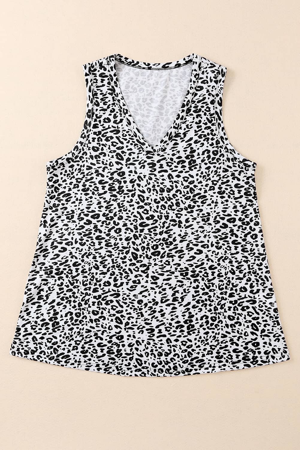 Animal Print V-Neck Tank