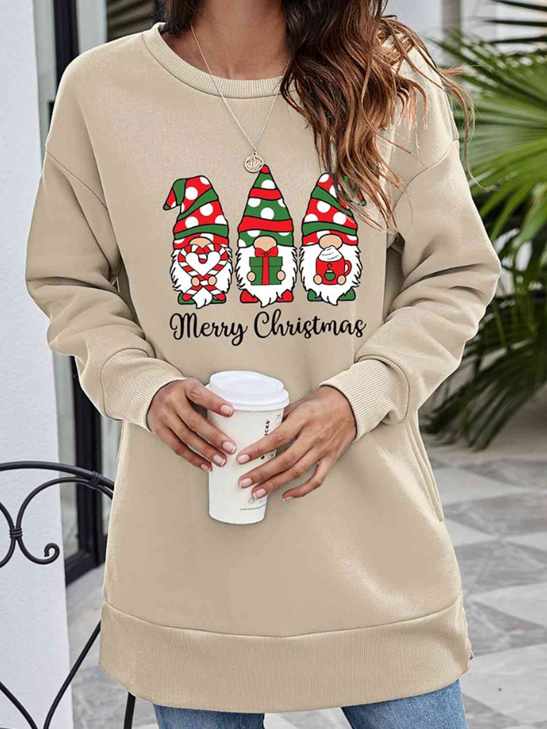 MERRY CHRISTMAS Graphic Sweatshirt