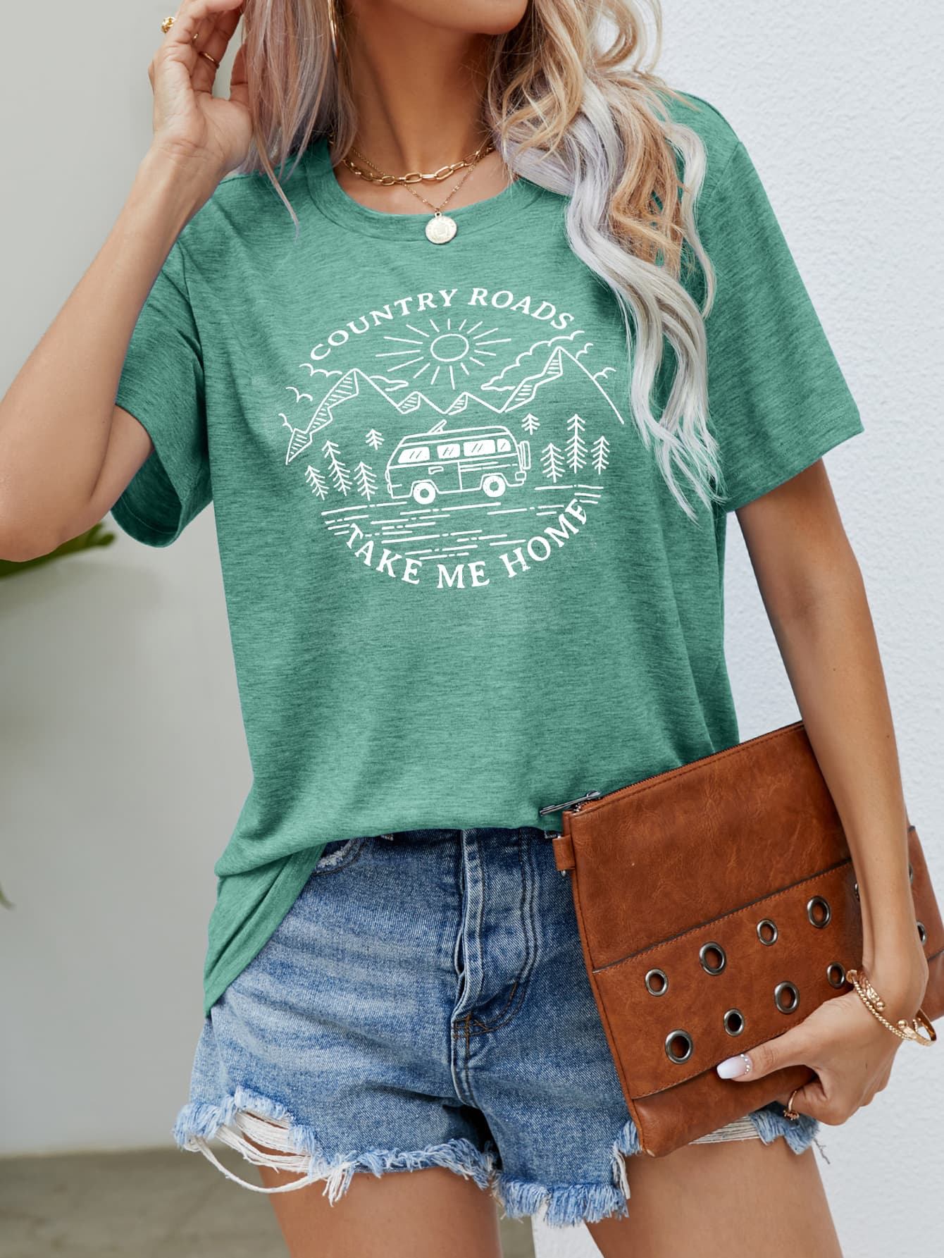 COUNTRY ROADS TAKE ME HOME Graphic Tee