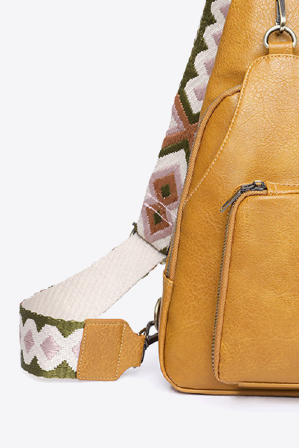 Take A Trip PU Leather Sling Bag