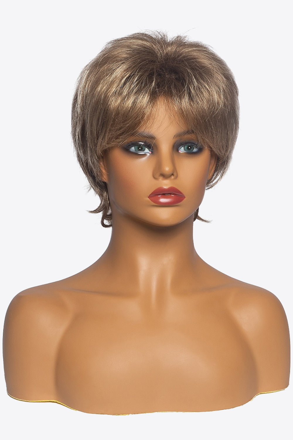 Synthetic Short Layered Wigs in Blonde 3''