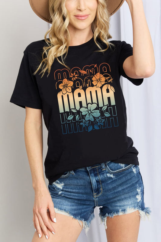 Simply Love Full Size MAMA Graphic Cotton T-Shirt