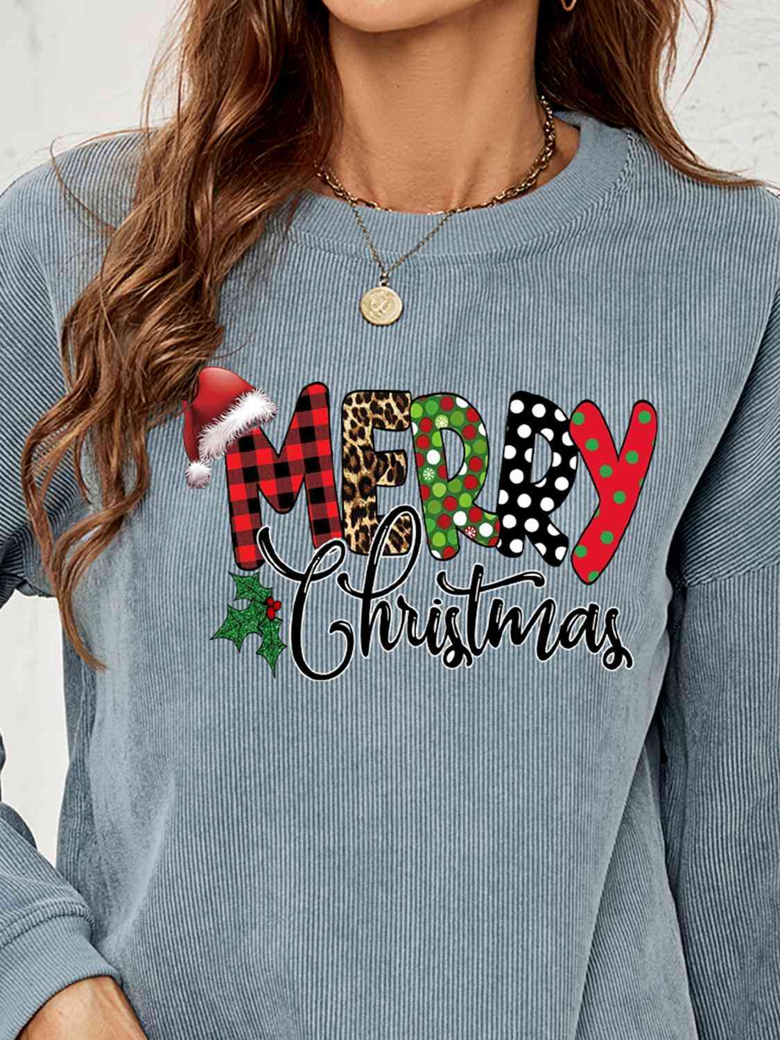 MERRY CHRISTMAS Graphic Sweatshirt