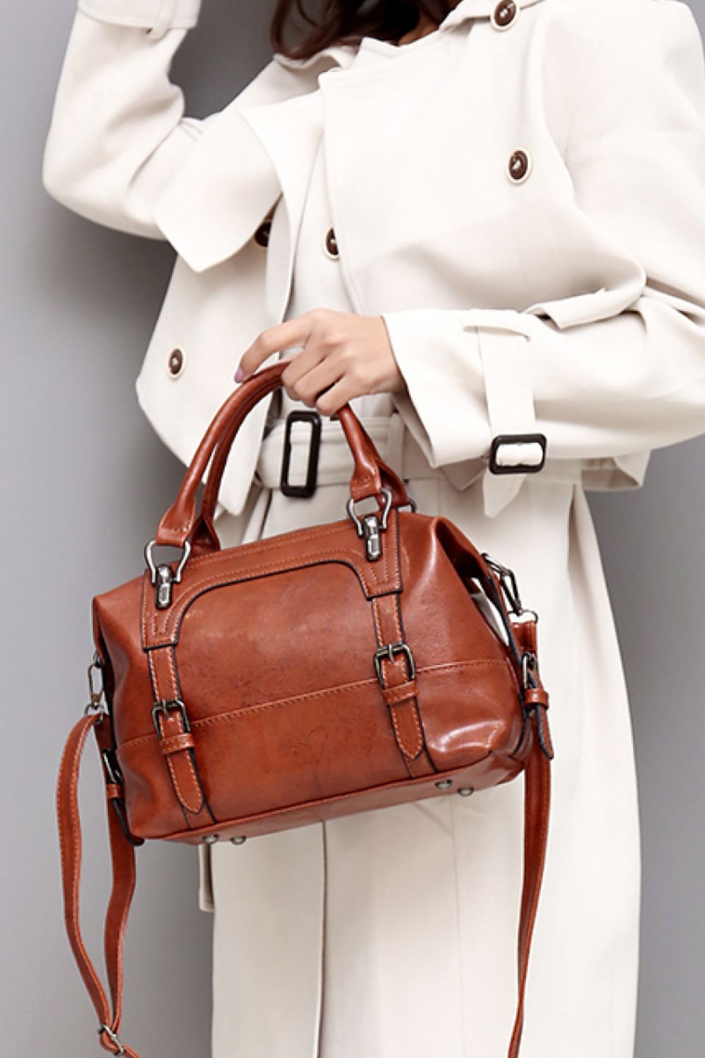 PU Leather Crossbody Bag